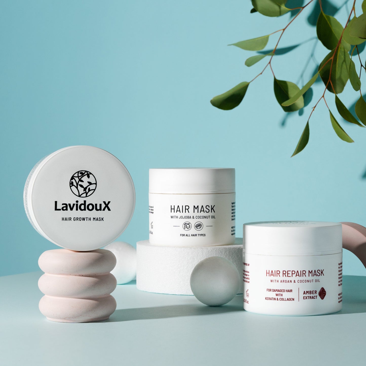 Hair Repair Mask with Amber Extract & Argan Oil