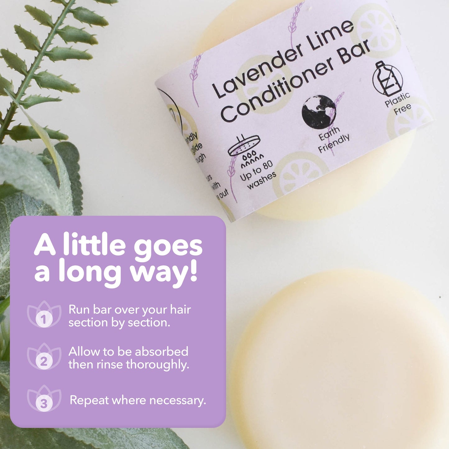 Lavender and Lime Solid Conditioner-4