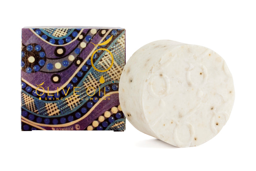 Olive Oil Soap ,Indigenous Series , Gumby Gumby, With Blue Mallee Eucalyptus Oil-3