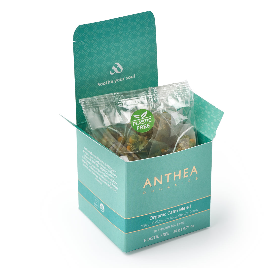 CALM BLEND PLASTIC FREE TEA BAGS by PDPro