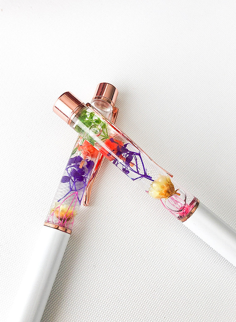 Luxury Floral Pen - Rose Gold-10