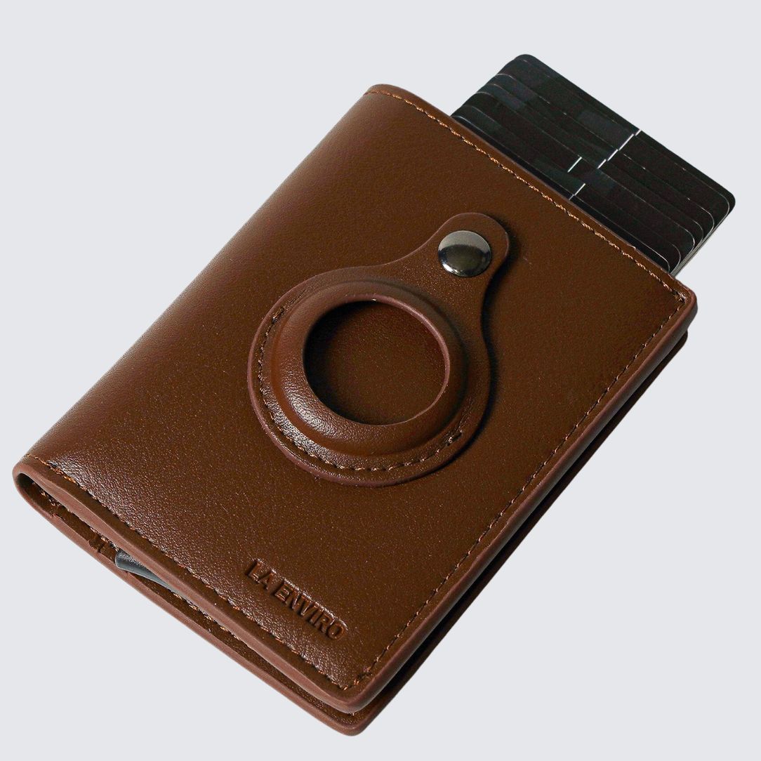 FITZROY AirTag Wallet - Brown-1