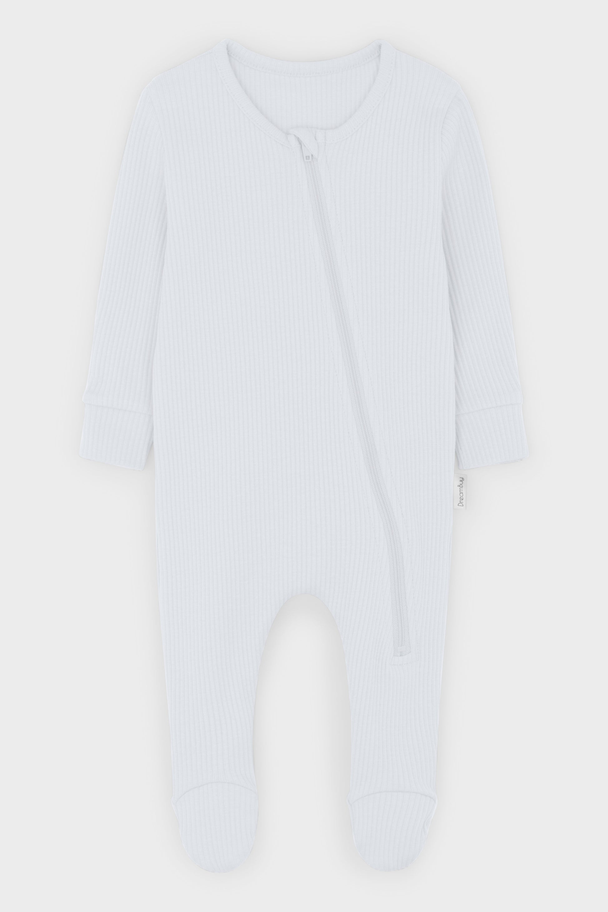 White Zip Sleepsuit-2