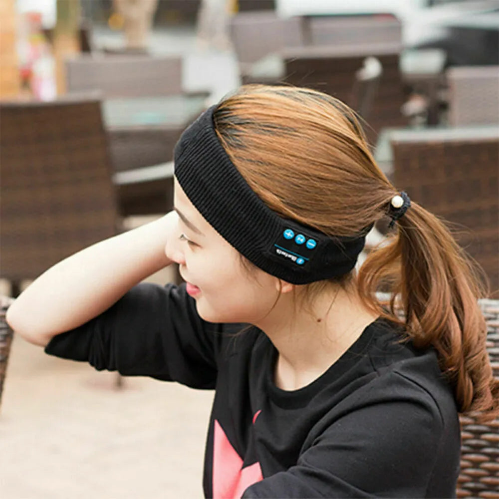 Vibe Geeks Musical Bluetooth USB Rechargeable Sleeping Headband-4