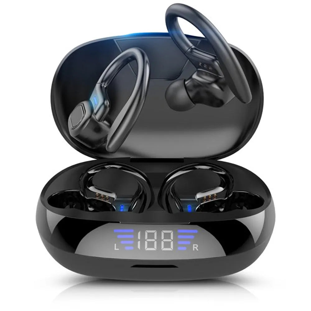 Vibe Geeks VV2 TWS Wireless Touch Control Sports Earphones- USB Charging-5