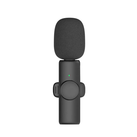 Vibe Geeks Rechargeable Wireless Mini Plugged-in Microphone Lapel with Clip-0