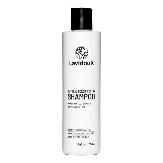 Natural Hair Shampoo with Nordic Cotton Extract & Coconut Oil