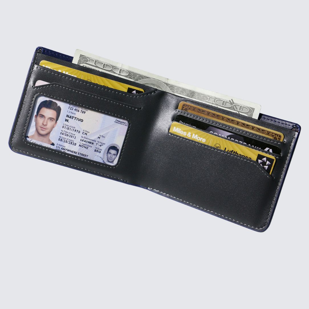 NEWTOWN Wallet - Blue-1