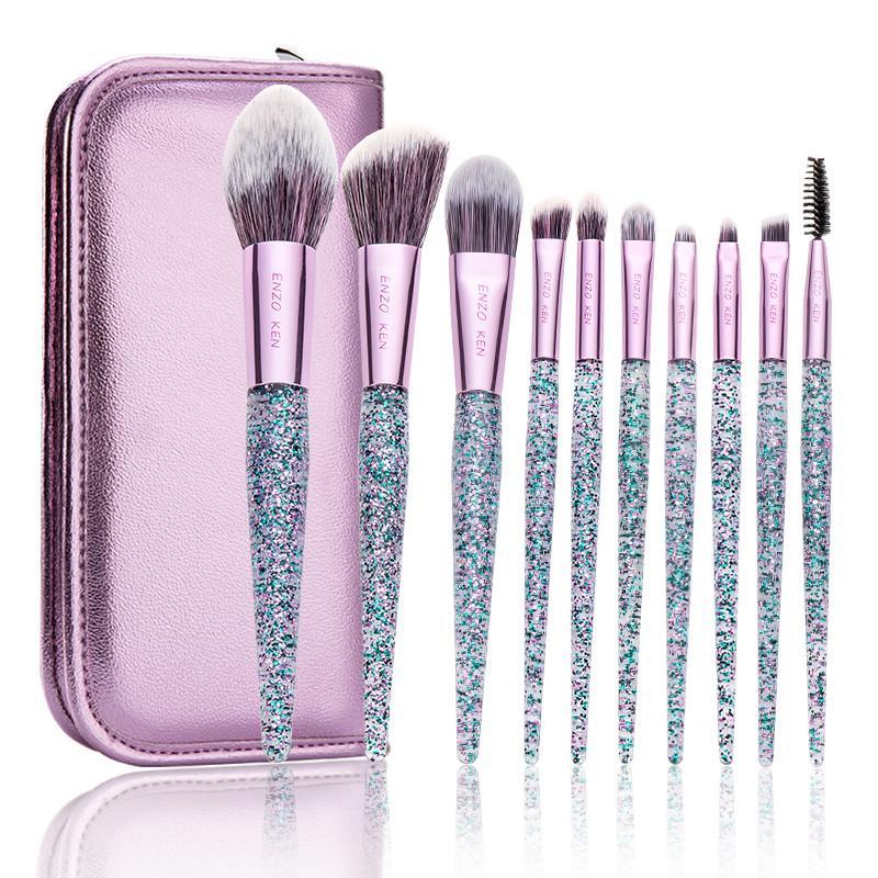 10PCS MAKEUP BRUSHES WITH BAG by PDPro