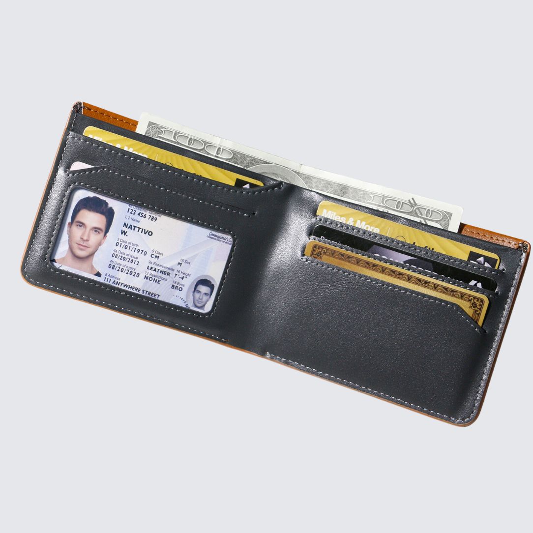 NEWTOWN Wallet - Tan-1