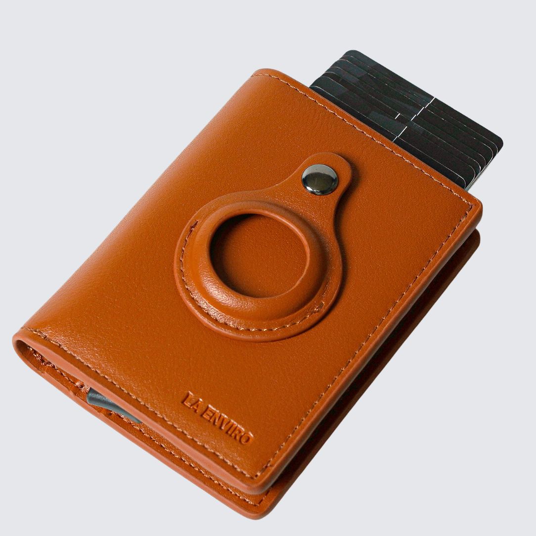 FITZROY AirTag Wallet - Tan-1