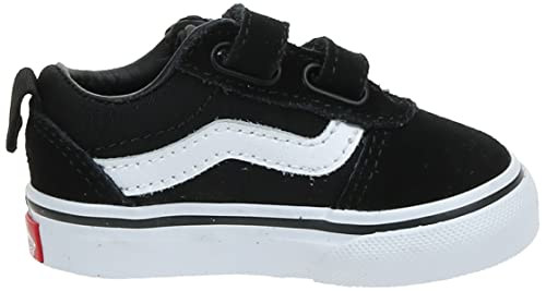 Vans Unisex Boys Ward Mid V Sneaker - (Suede/Canvas) Black/White by PDPro