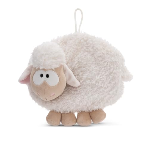 NICI Hot Water Bottle Sheep | 350ml | 25cm White | Plush Cover for Warmth | Rubber Hot Water Bottle in Animal Shape for Kids 10 Months and Up by PDPro