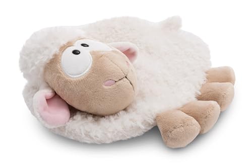 NICI Hot Water Bottle Sheep | 350ml | 25cm White | Plush Cover for Warmth | Rubber Hot Water Bottle in Animal Shape for Kids 10 Months and Up by PDPro