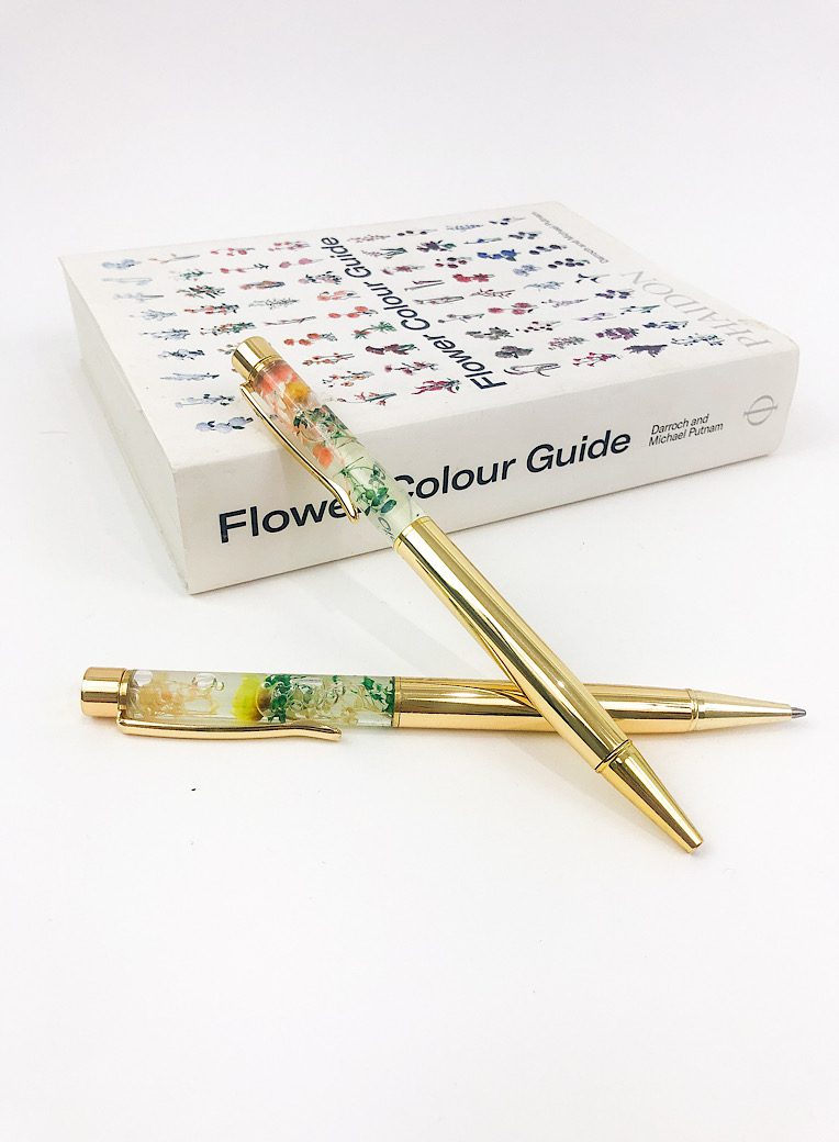 Luxury Floral Pen - Gold-5