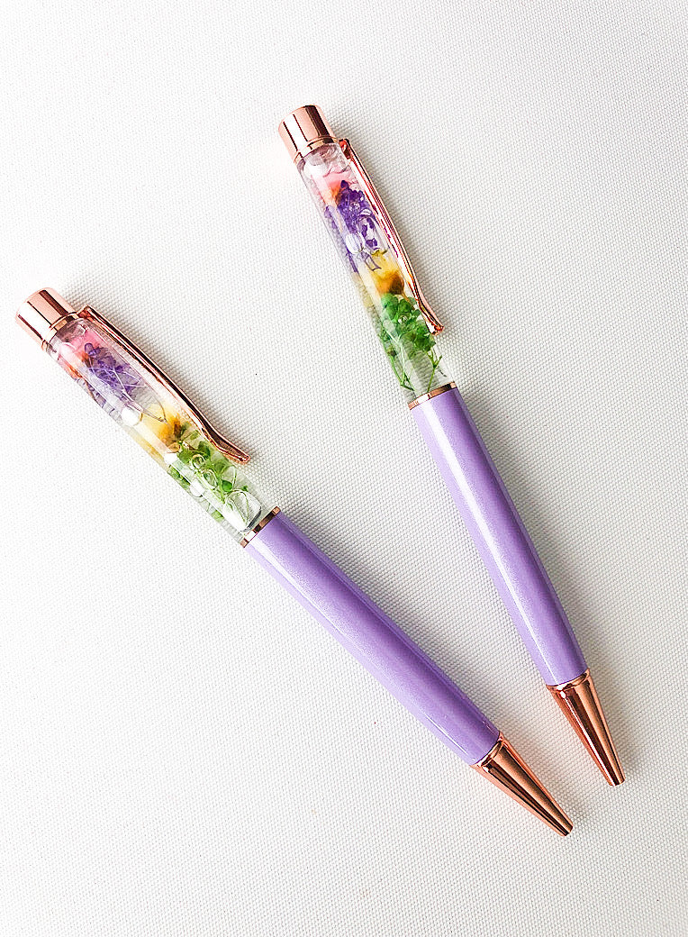 Luxury Floral Pen - Rose Gold-0