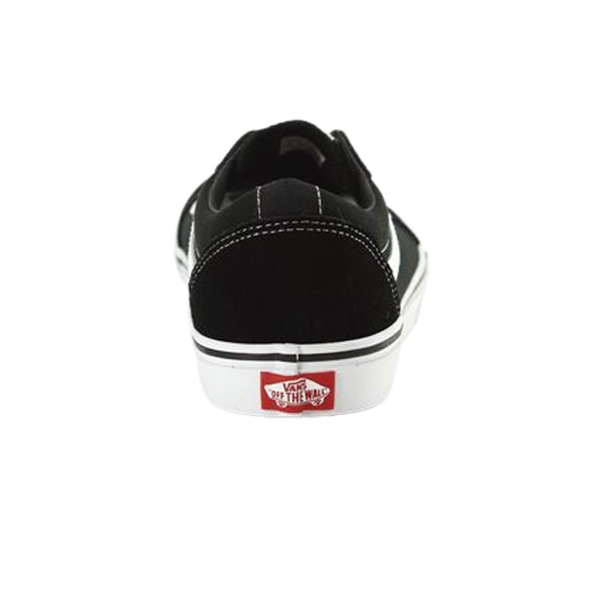 Vans Ward Boys' Sneaker - Suede/Canvas Black/White by PDPro