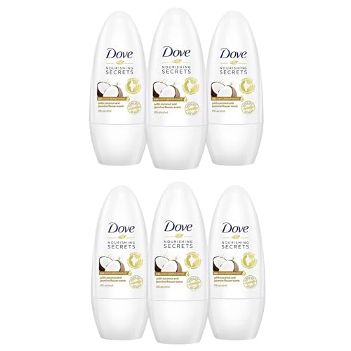 Dove Secrets of Care Deodorant Roll-On - Coconut & Jasmine Blossom 50 ml 6 Stück by PDPro