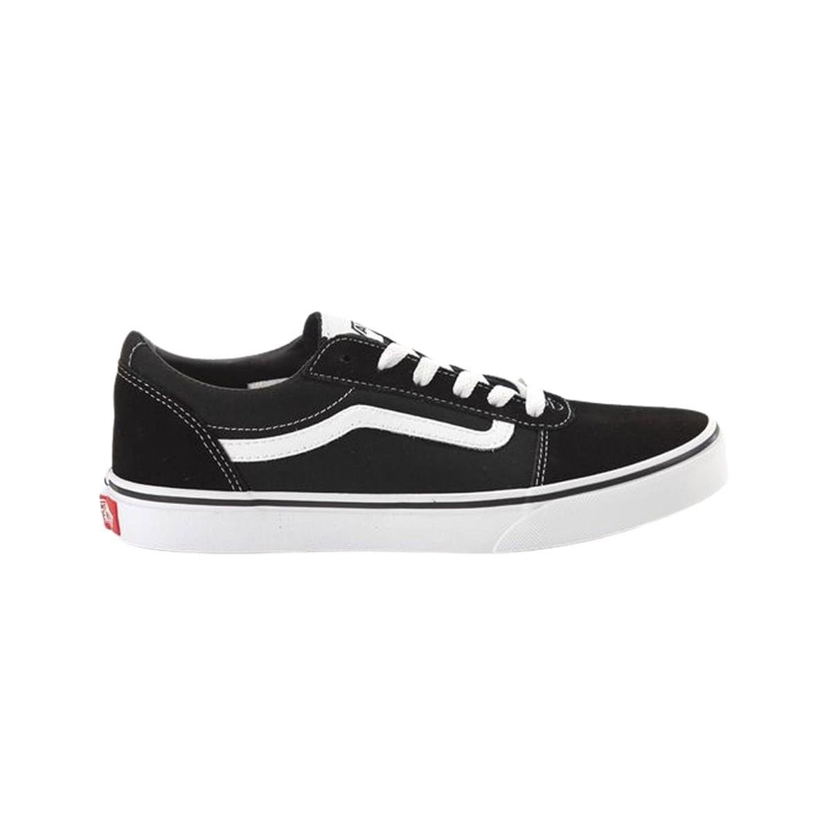 Vans Ward Boys' Sneaker - Suede/Canvas Black/White by PDPro