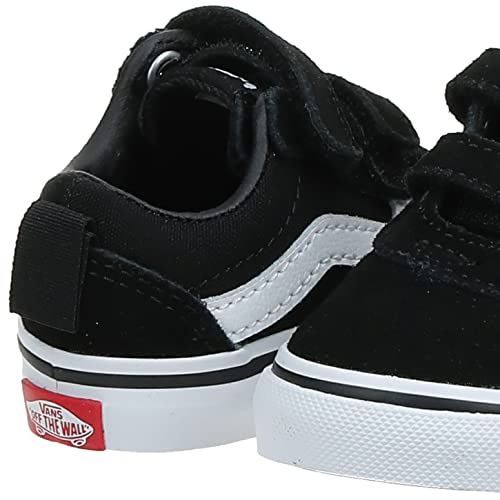 Vans Unisex Boys Ward Mid V Sneaker - (Suede/Canvas) Black/White by PDPro