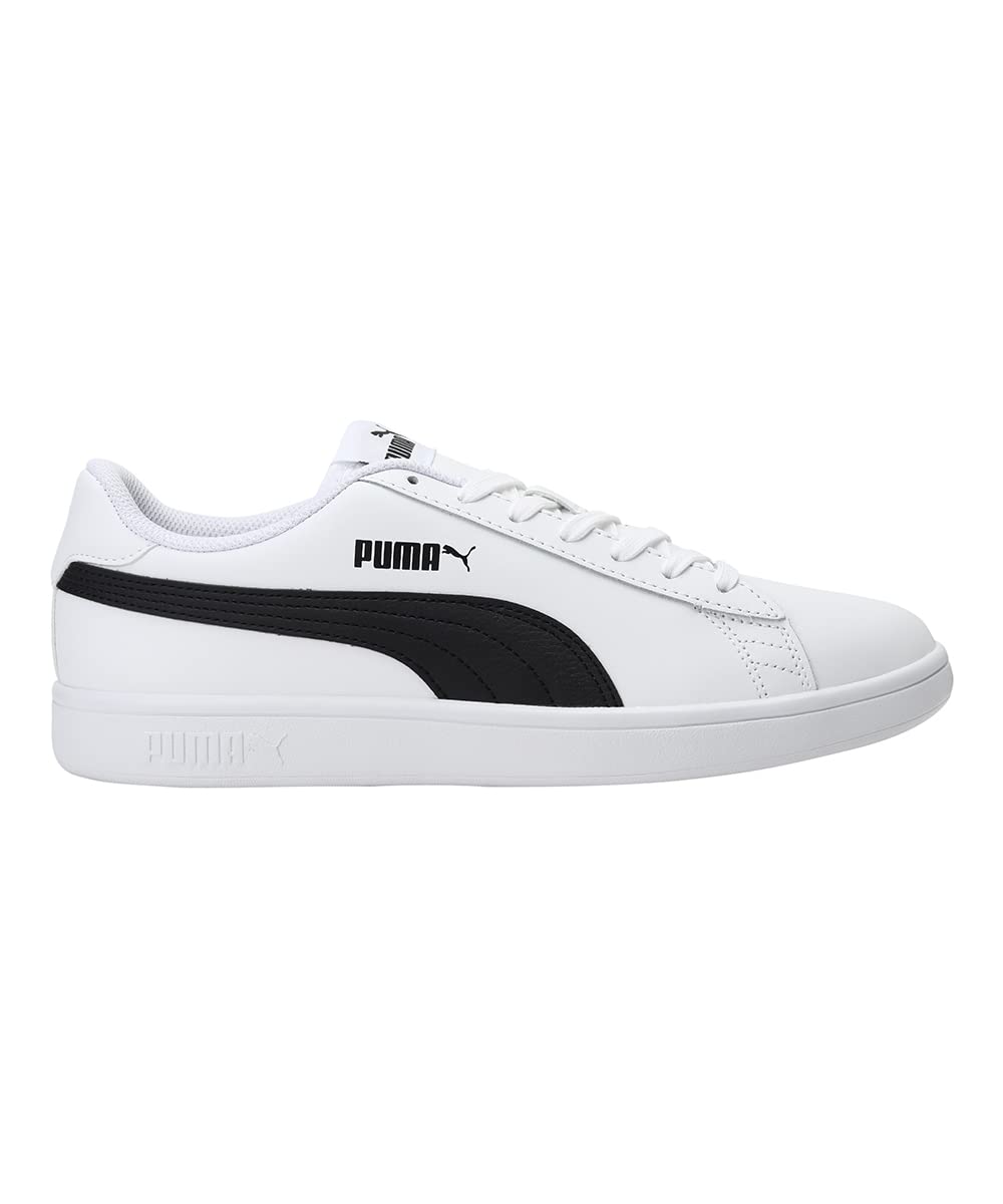 PUMA | Unisex Low-Top Sneakers Smash v2 L - Bianco/Nero, Taglia 44 EU by PDPro