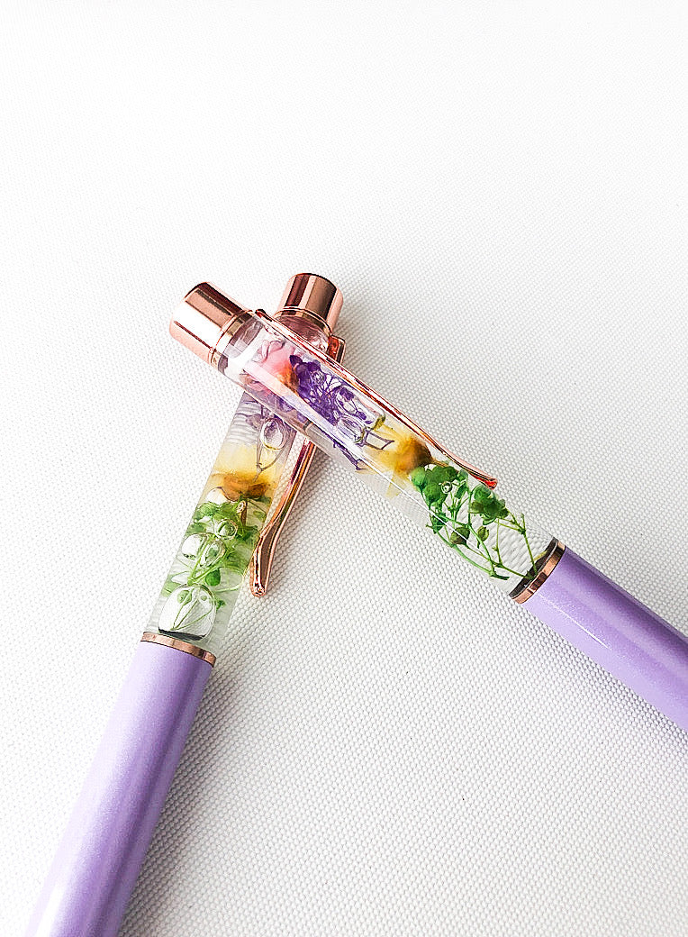 Luxury Floral Pen - Rose Gold-8