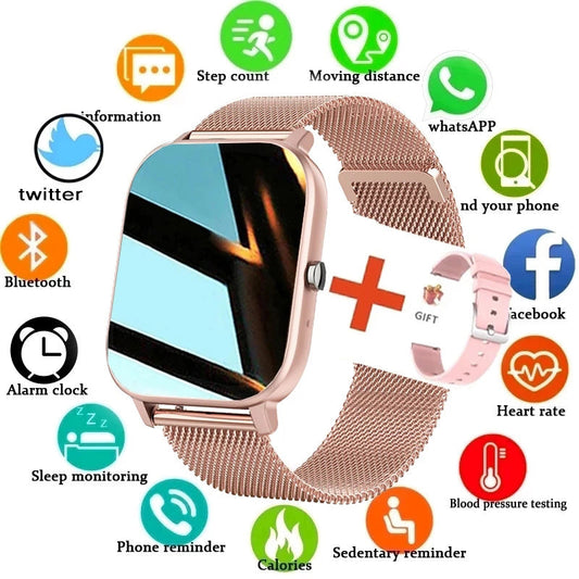 Smart Watch with Heart Rate and Blood Pressure Monitoring by PDPro