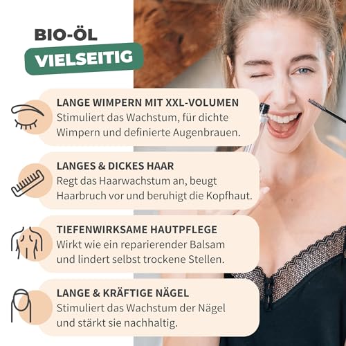 BIONOBLE Rizinusöl mit Mascara Kit: Verbessere Deine Schönheitsroutine by PDPro