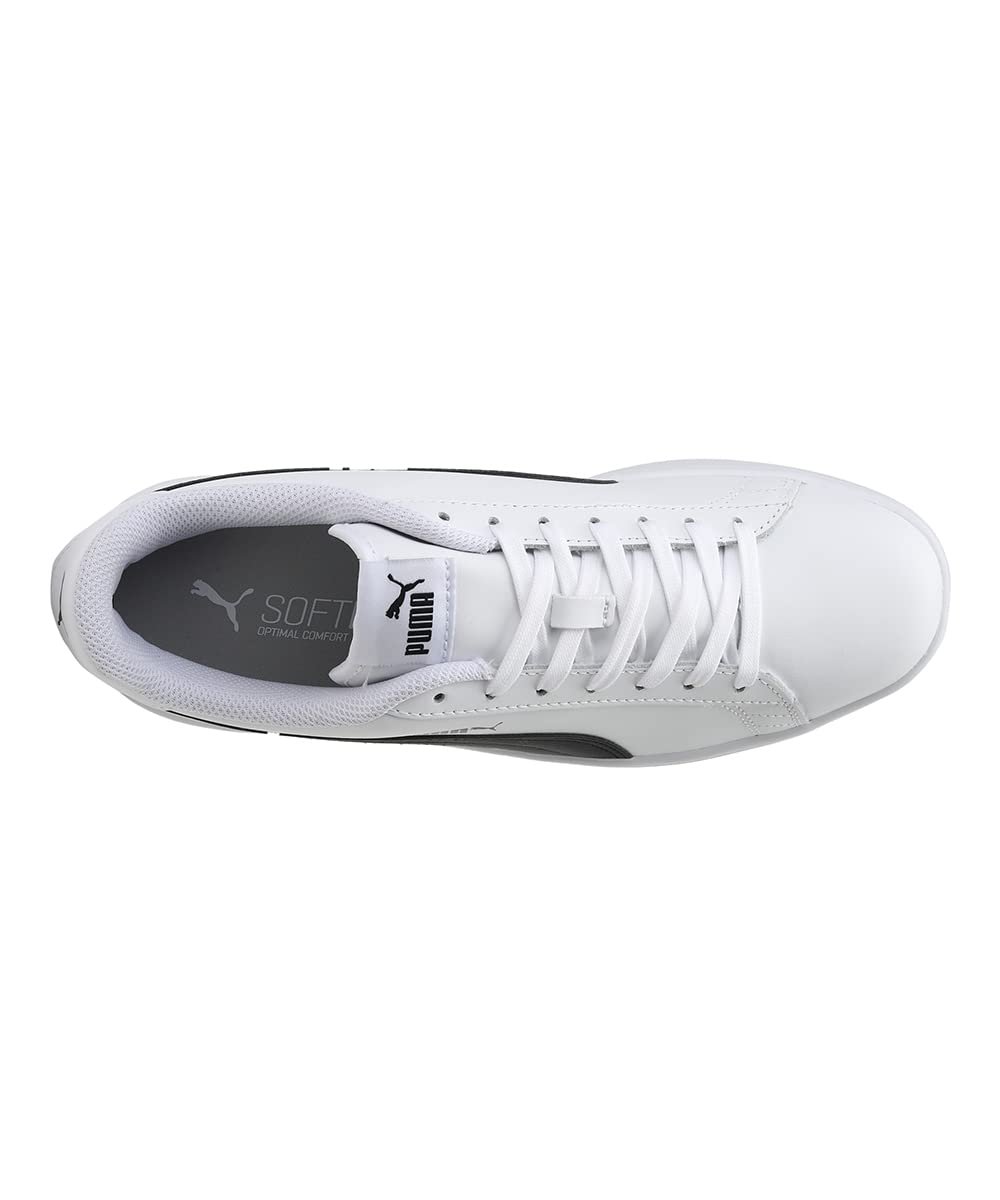 PUMA | Unisex Low-Top Sneakers Smash v2 L - Bianco/Nero, Taglia 44 EU by PDPro