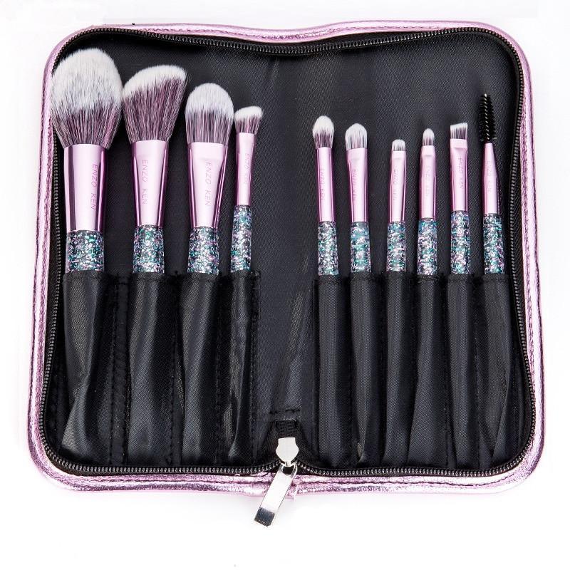 10PCS MAKEUP BRUSHES WITH BAG by PDPro