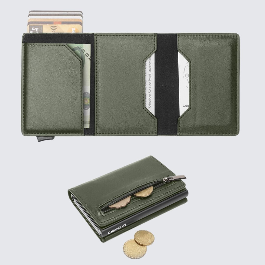 LEURA 2.0 Unisex  Wallet I Green-2