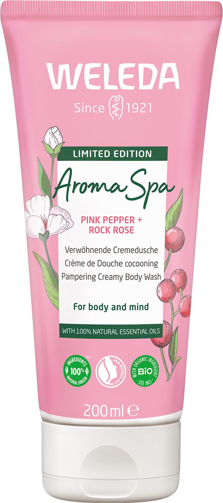 WELEDA Bio Weihnachtsgeschenkset - AROMA SPA Limited Edition Duschgel &amp; Handcreme by PDPro