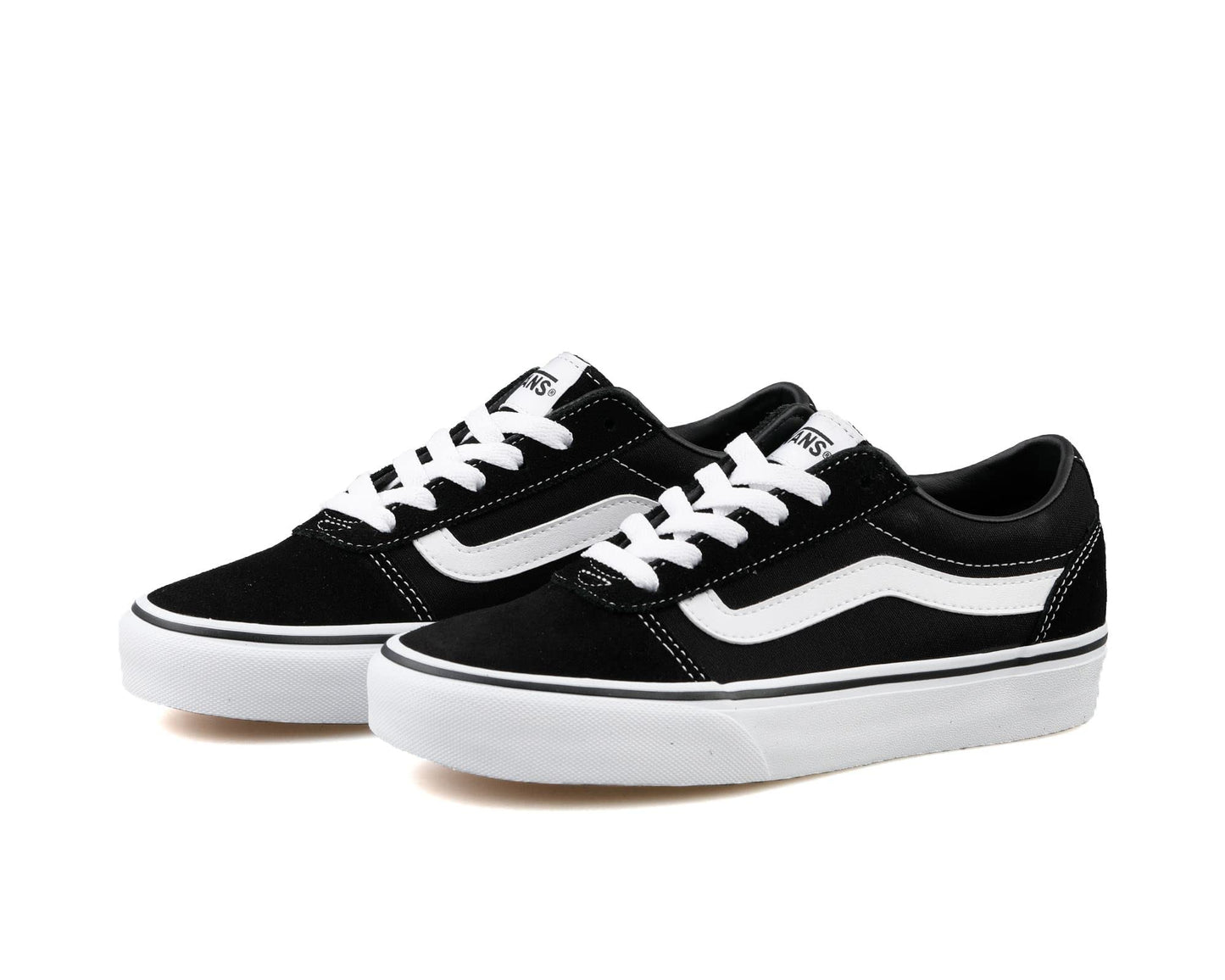 Vans Ward Women's Sneaker - Suede/Canvas Black/White by PDPro