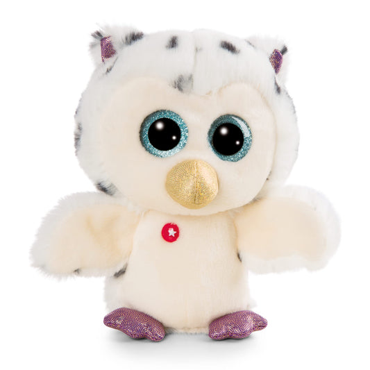 NICI Glubschis Owl Ulula 15cm GREEN - Adorable and Sustainable Plush Toy for Kids and Collectors, Winter Edition by PDPro