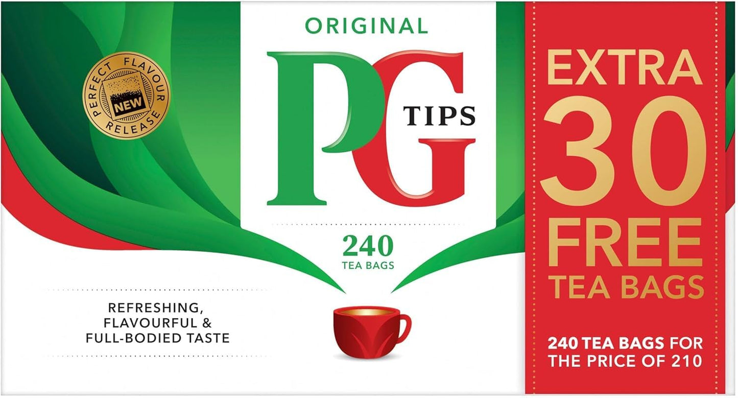 PG Tips | Bustine di tè nero piramidali (1 x 240 pz) by PDPro