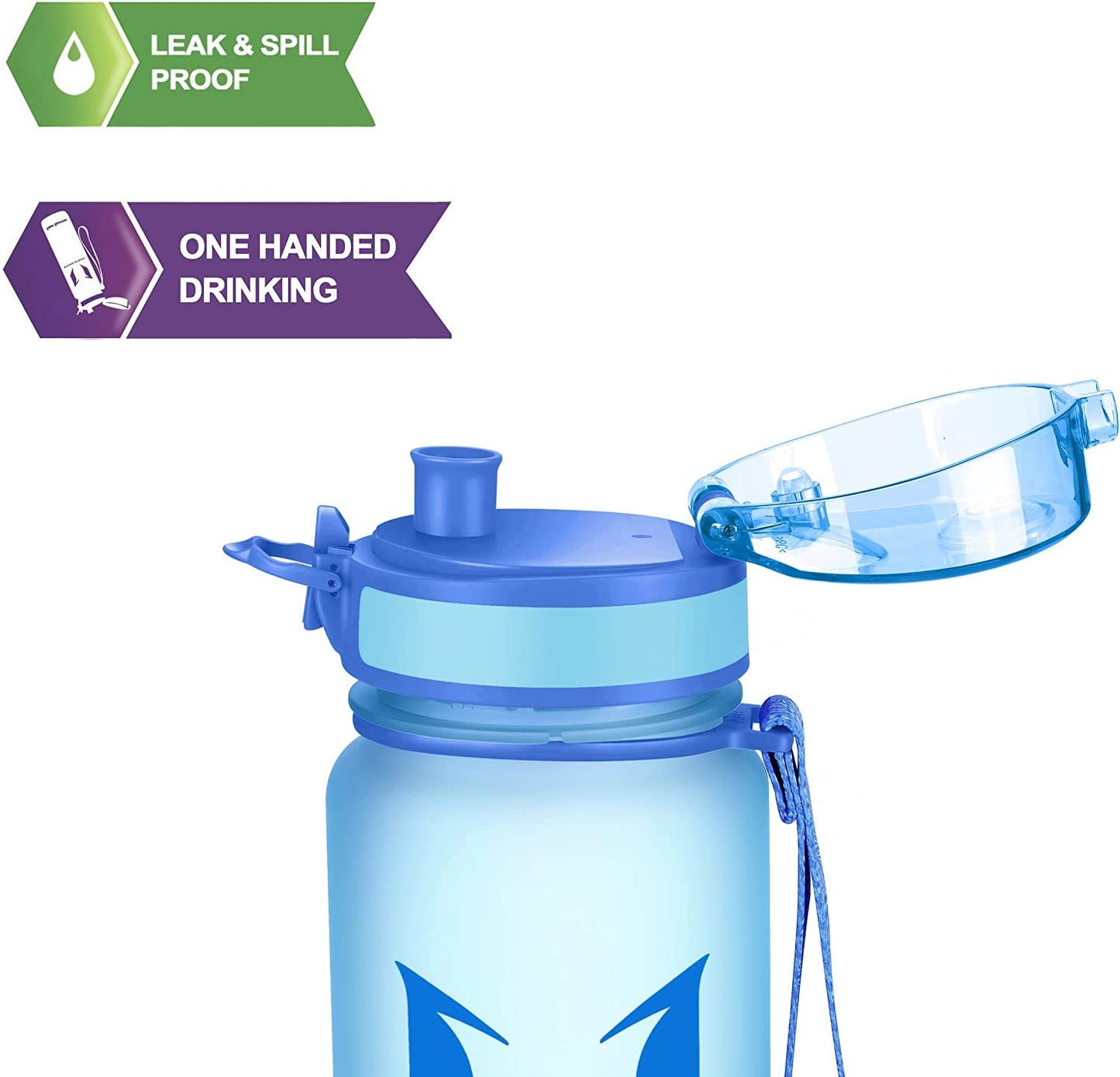 Super Sparrow Sports & Kids Water Bottle – Leak-Proof, BPA-Free, Reusable 1L Bottle by PDPro