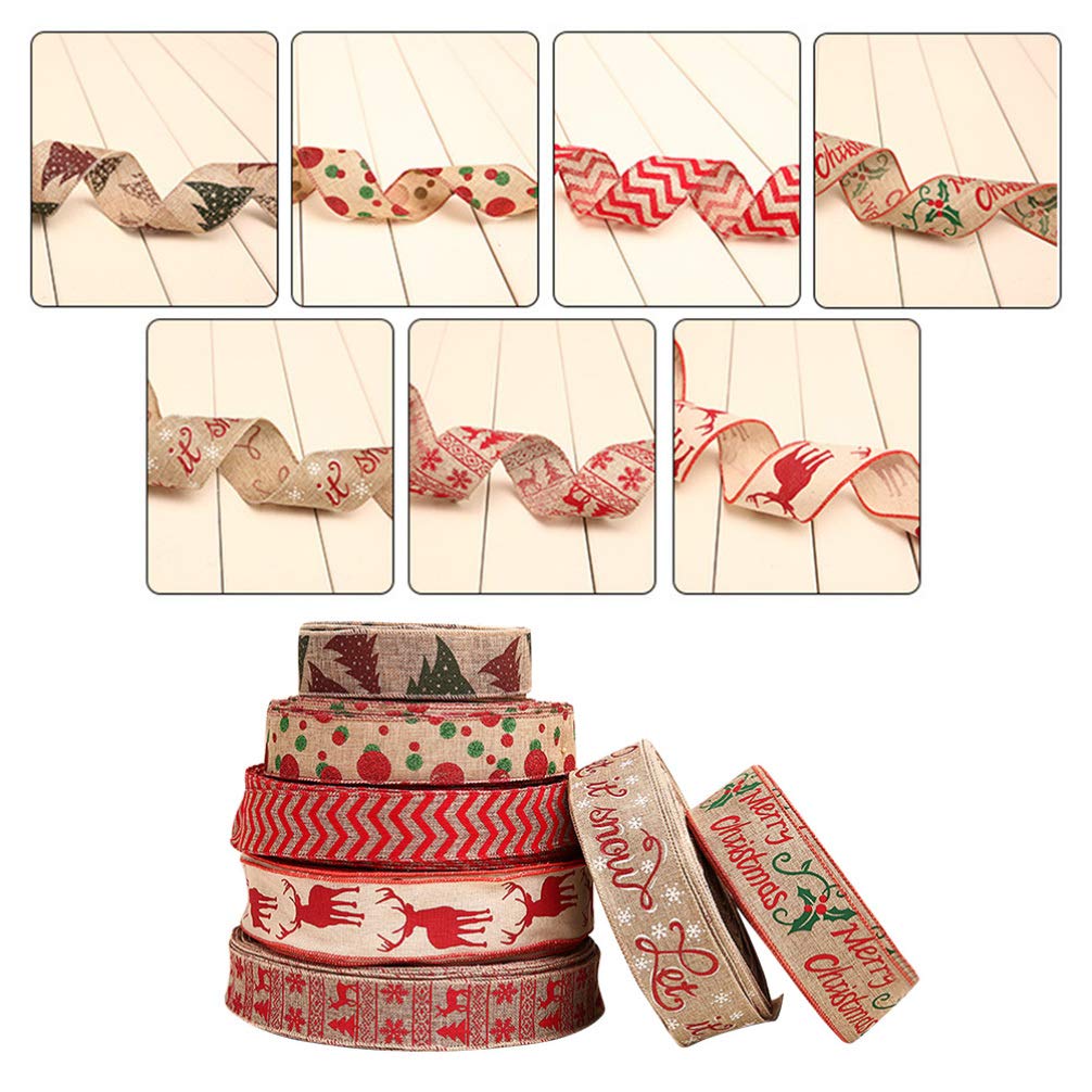 Amosfun Winter Ribbon Set: Creative & Festive Crafting Made Easy by PDPro