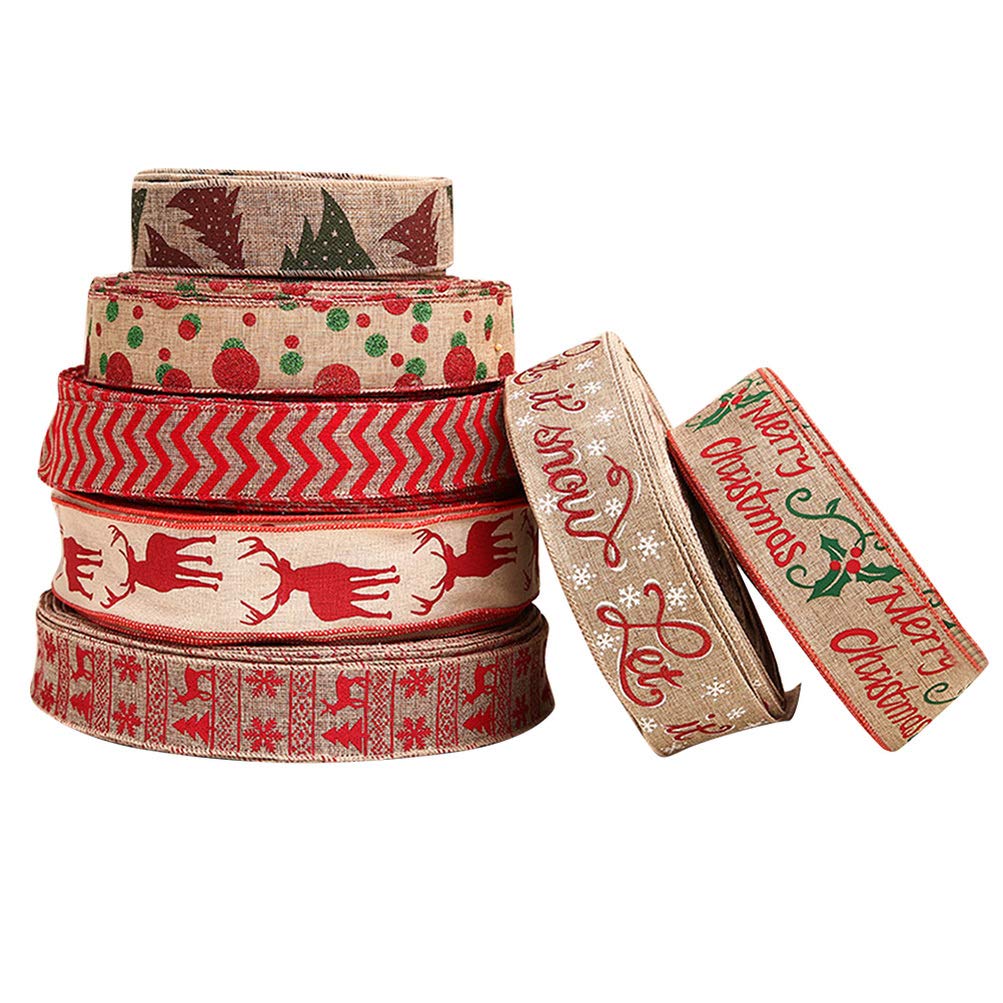 Amosfun Winter Ribbon Set: Creative & Festive Crafting Made Easy by PDPro