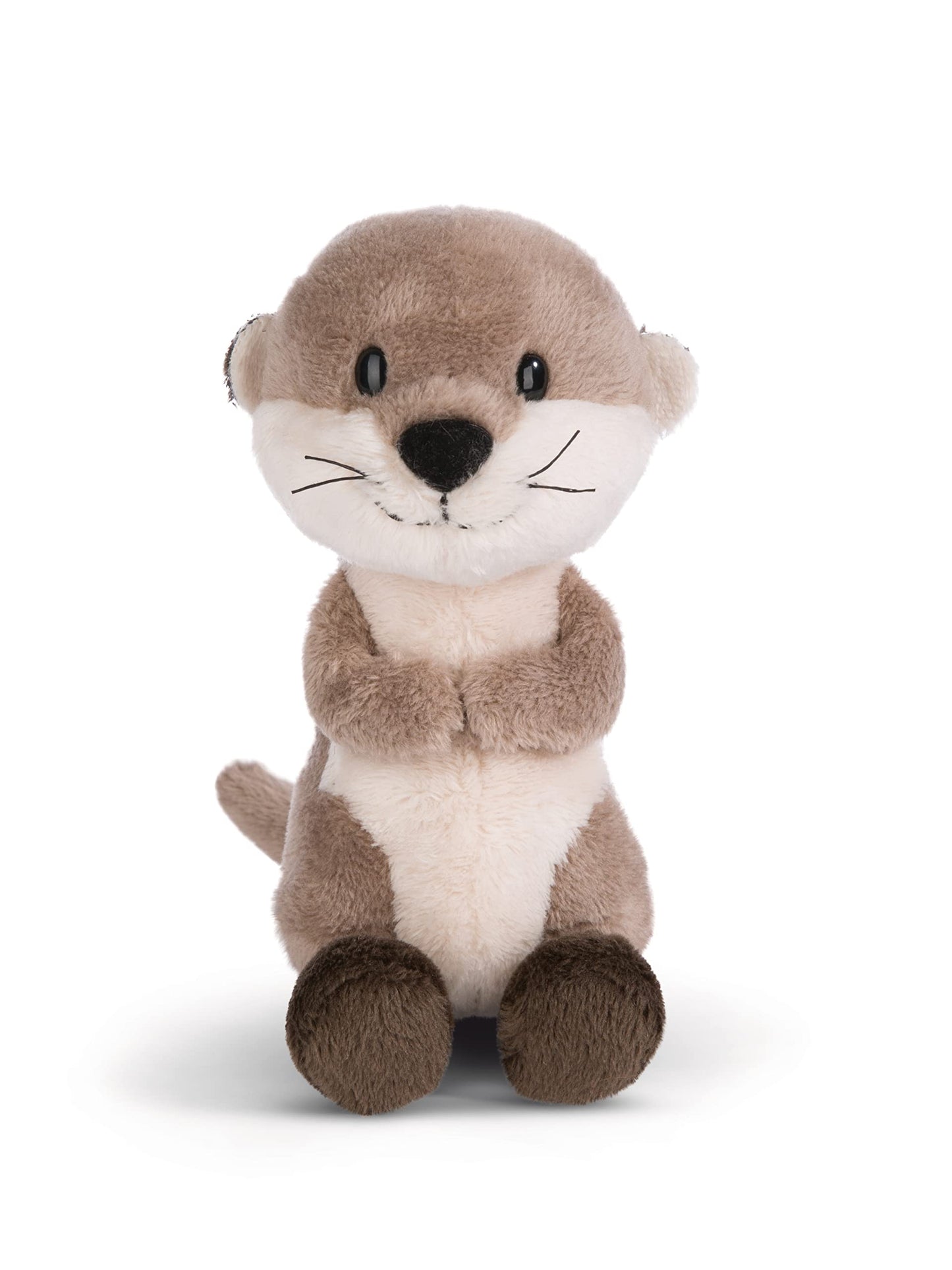 NICI Otter Oda 15cm Grigio - Peluche carino e sostenibile con morbida imbottitura per giocare e coccolare, idea regalo perfetta per bambini e adulti, 49147 by PDPro