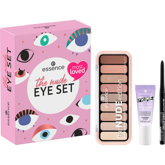 Essence Cosmetics The Nude Eye Set - Luxurious Makeup Gift Set for Women | 3-Piece Collection | No Microplastics, No Alcohol | Perfect Gift! | By PDPro