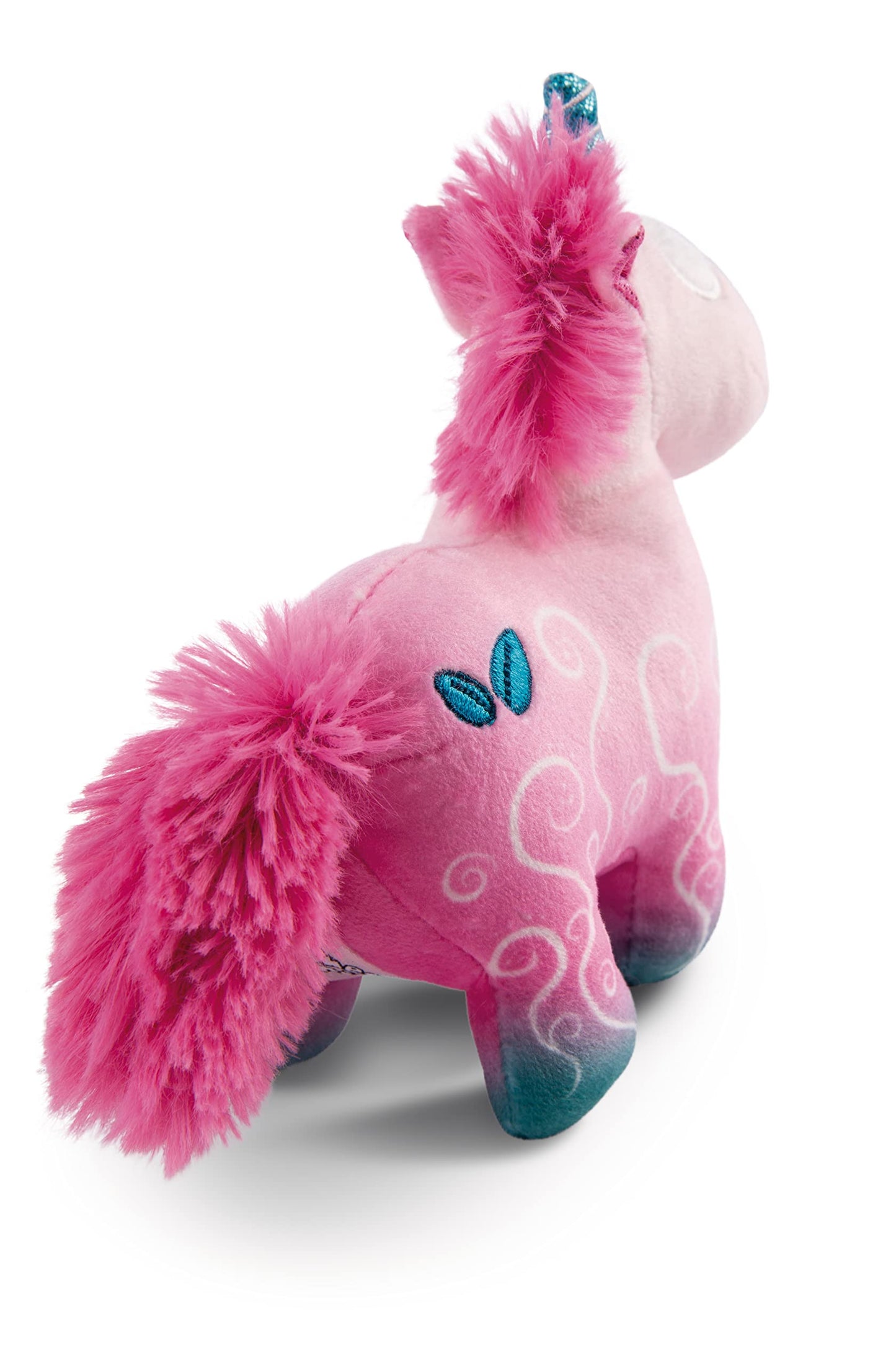 NICI Einhorn Midnight Floral 13 cm Rosa – Nachhaltiges Plüschtier by PDPro – Kuscheltier zum Spielen und Kuscheln!