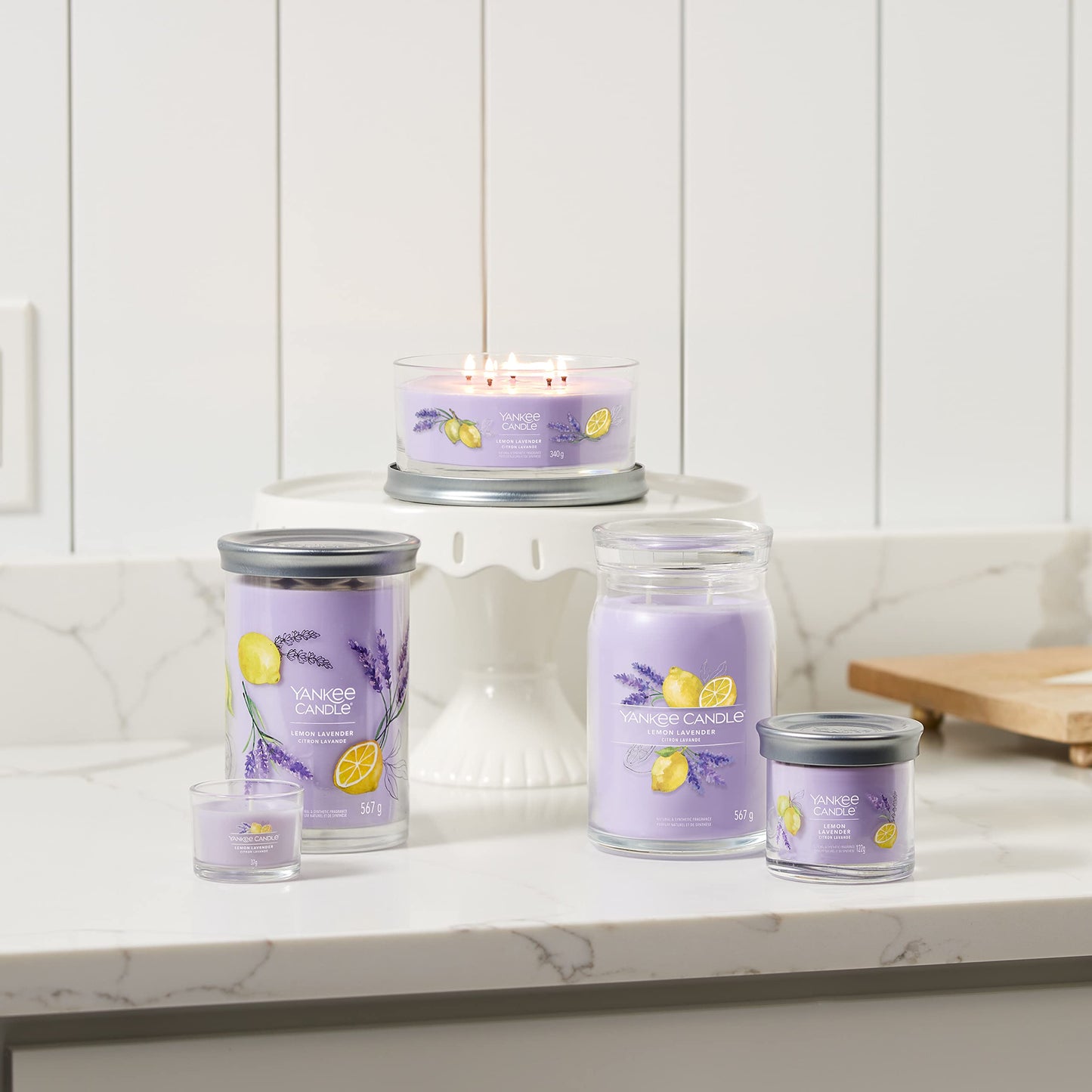 Yankee Candle Geschenkset | Duftkerzen, Wachs, Zitrone-Lavendel, Einheitsgröße by PDPro