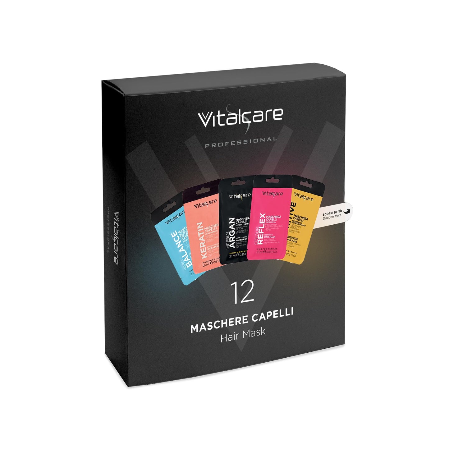 Rejuvenate Your Hair with Vitalcare Gift Set – 12 Organic Hair Masks by PDPro