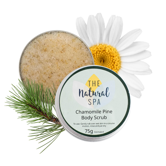 Chamomile Pine Body Scrub - 3 different size option-0