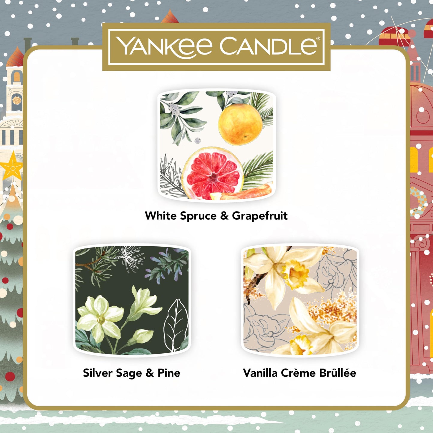 Set regalo Yankee Candle - 3 candele votive profumate Signature - Regali di Natale perfetti per lei by PDPro