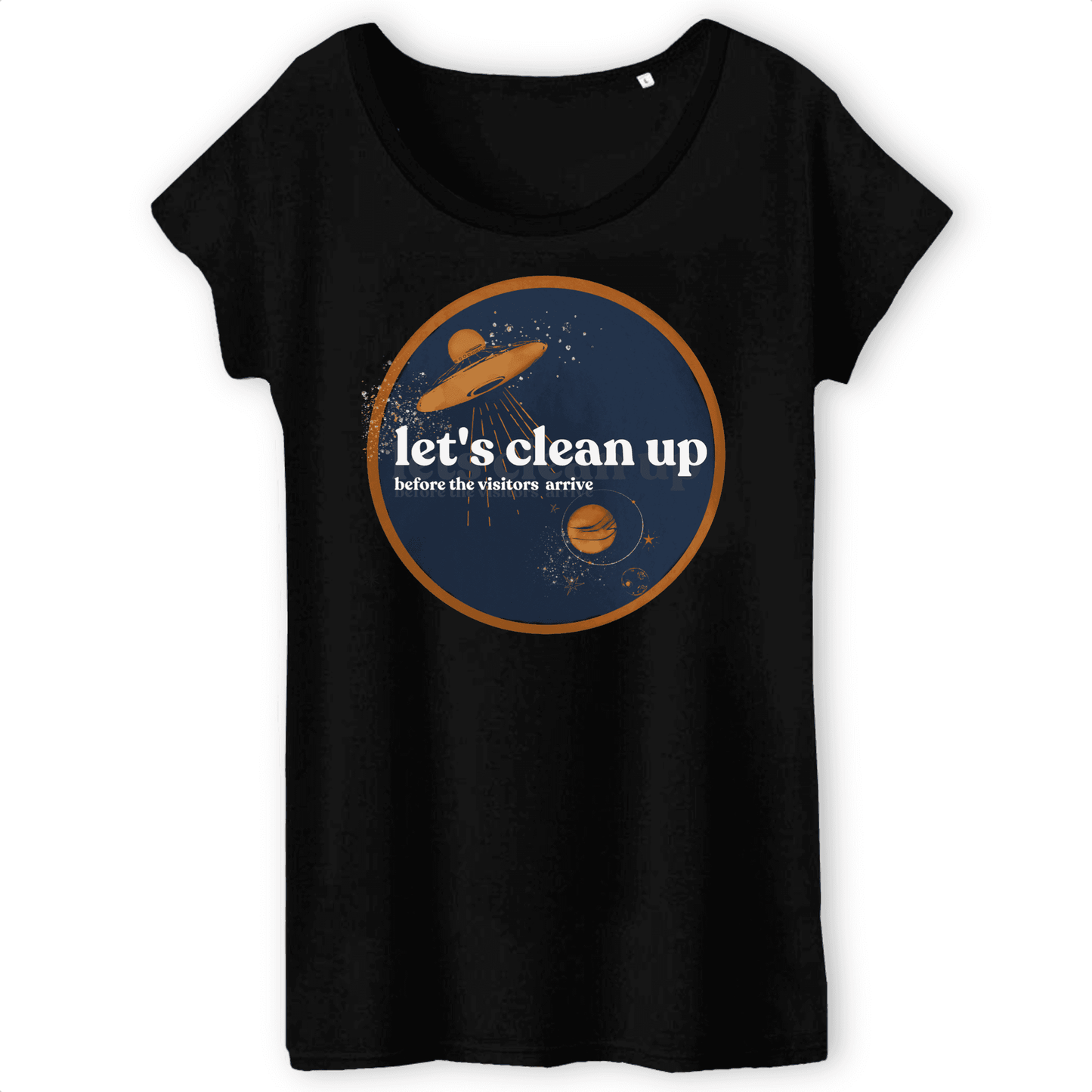 Let's Clean Up Circle Women's Organic Cotton Tee-3