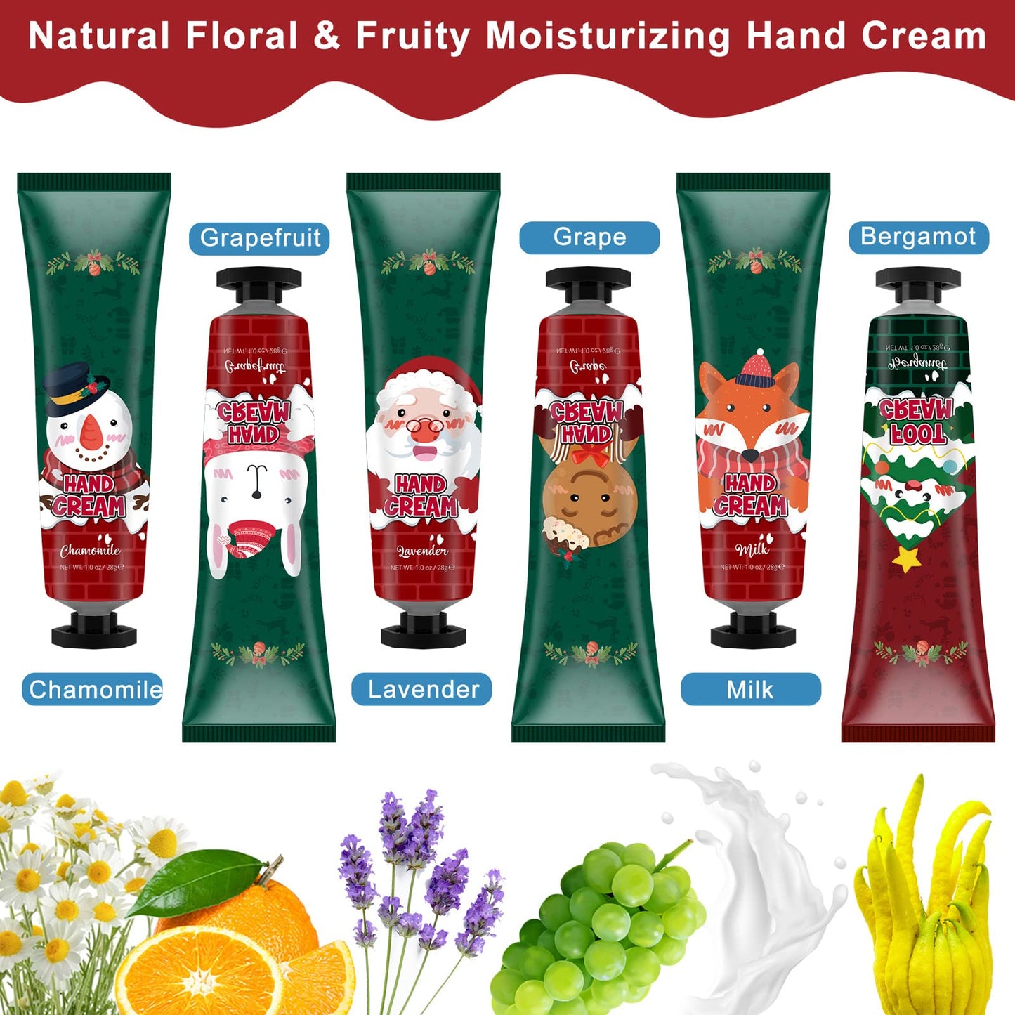 Aifanciey Hand Cream & Foot Cream Set by PDPro, 12PCS - Moisturizing Care for Dry, Cracked Hands & Feet, Perfect Christmas Gift for Women & Men