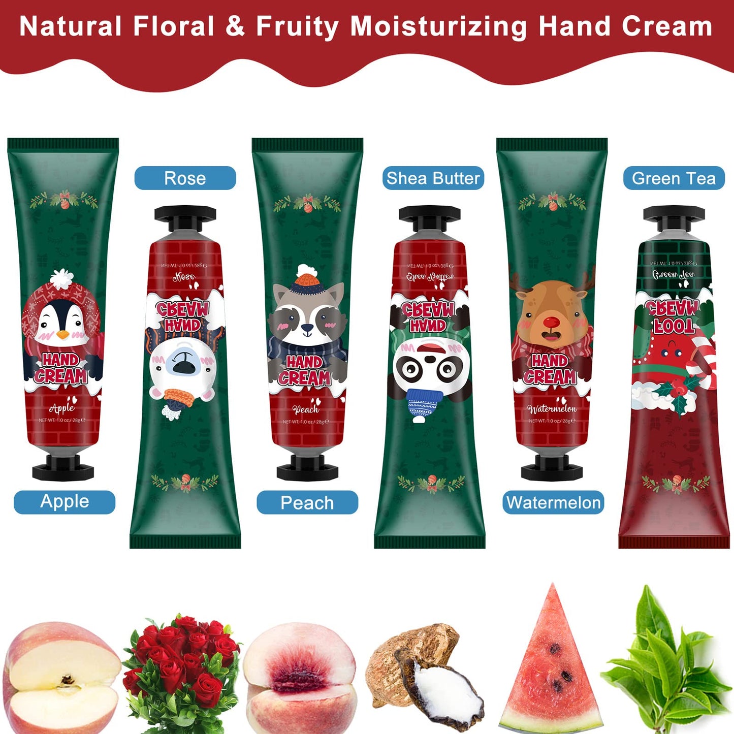 Aifanciey Hand Cream & Foot Cream Set by PDPro, 12PCS - Moisturizing Care for Dry, Cracked Hands & Feet, Perfect Christmas Gift for Women & Men