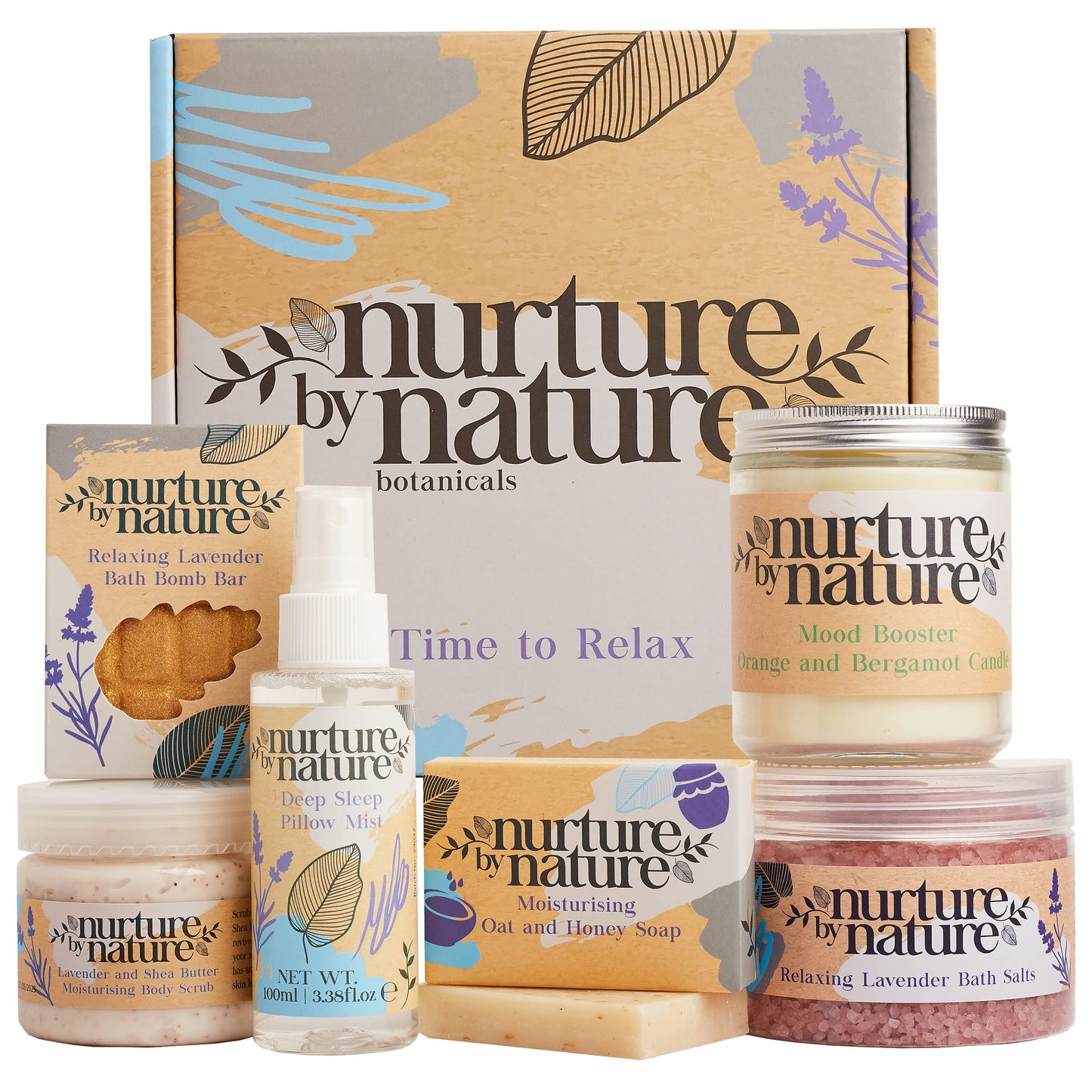 Nurture by Nature RELAX-Box – Das ultimative Geschenkset für Frauen by PDPro