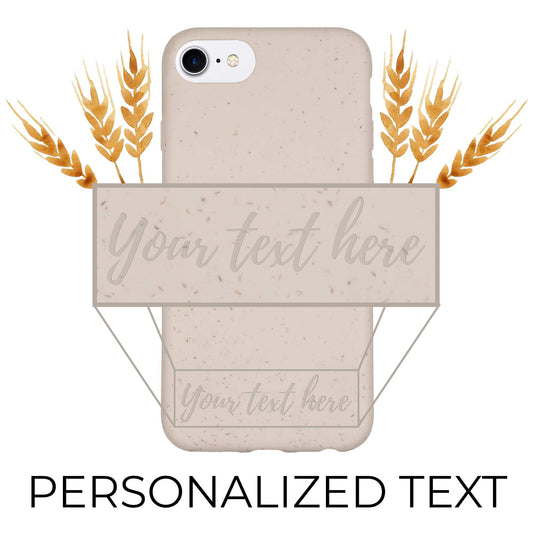 Biodegradable Personalized Phone Case - Natural White by PDPro